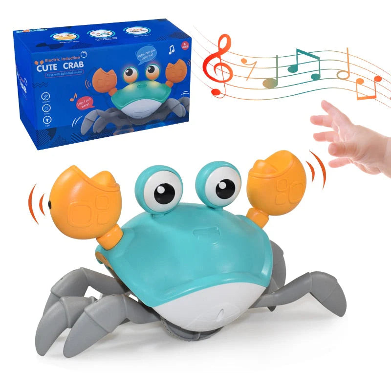 Caranguejo com Sensor de Obstáculos, Música e Luzes